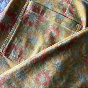 High Waist Zara Floral Jeans